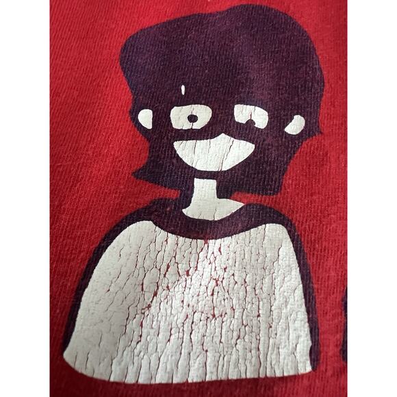 VINTAGE Weezer Rock Band Red Shirt Size LARGE - Picture 7 of 12